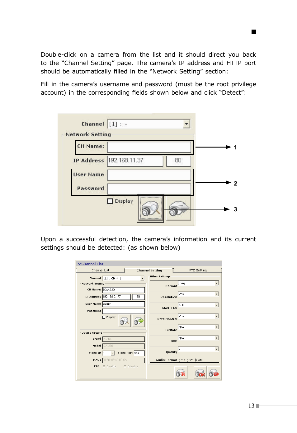 PLANET CV3P Series User Manual | Page 13 / 16