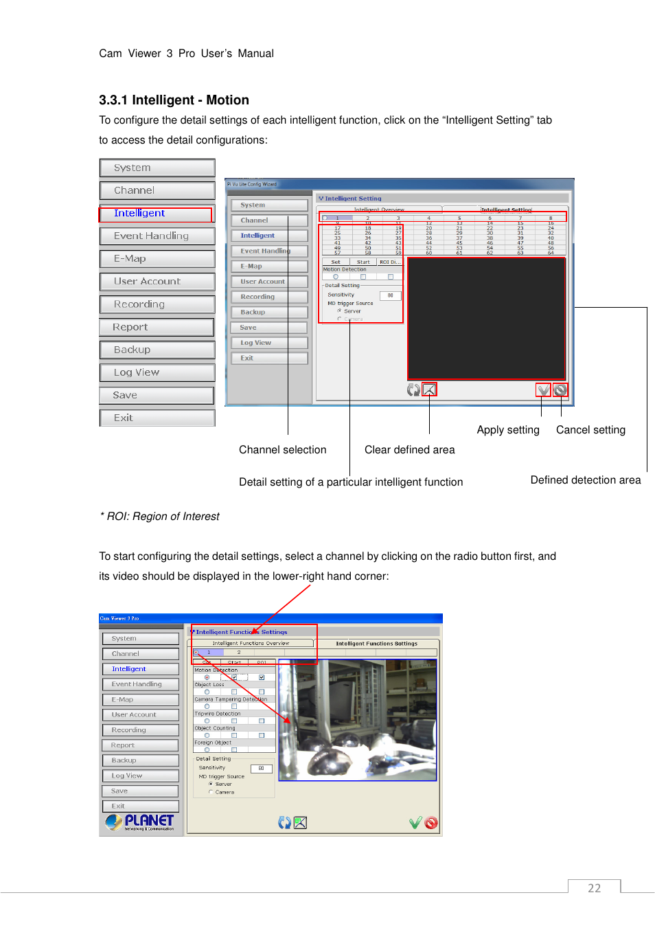 PLANET CV3P Series User Manual | Page 22 / 119