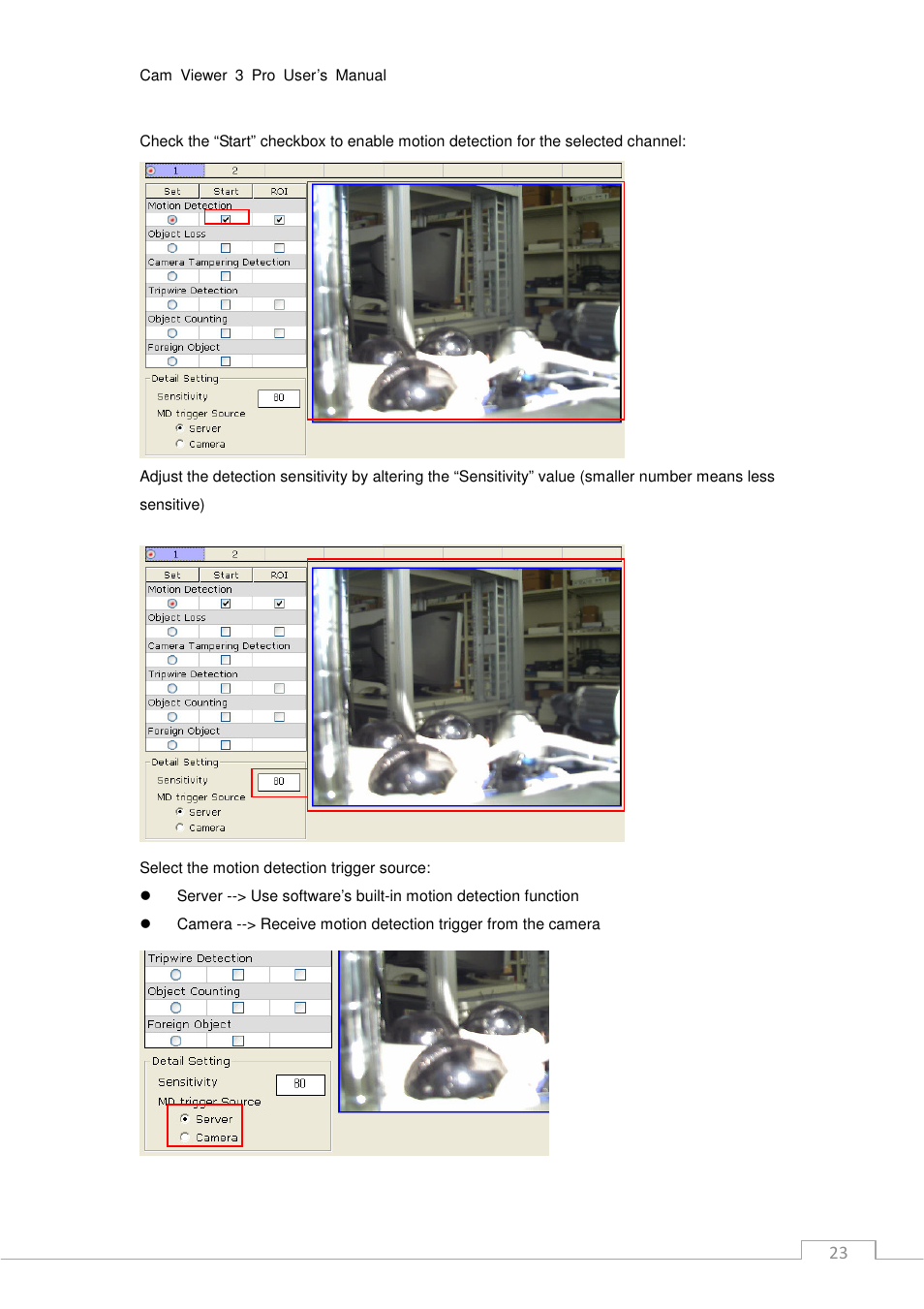PLANET CV3P Series User Manual | Page 23 / 119