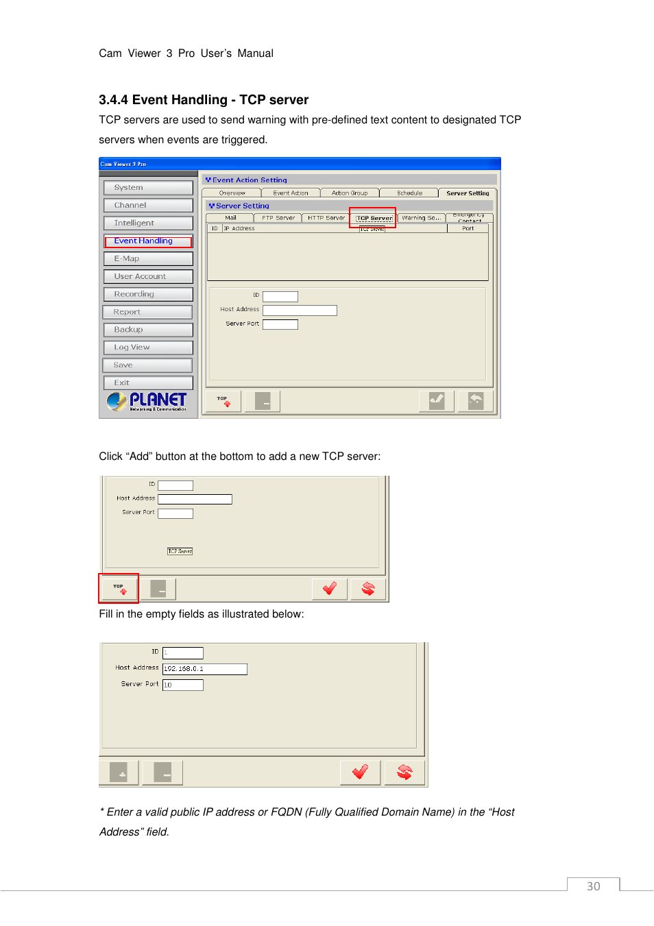PLANET CV3P Series User Manual | Page 30 / 119