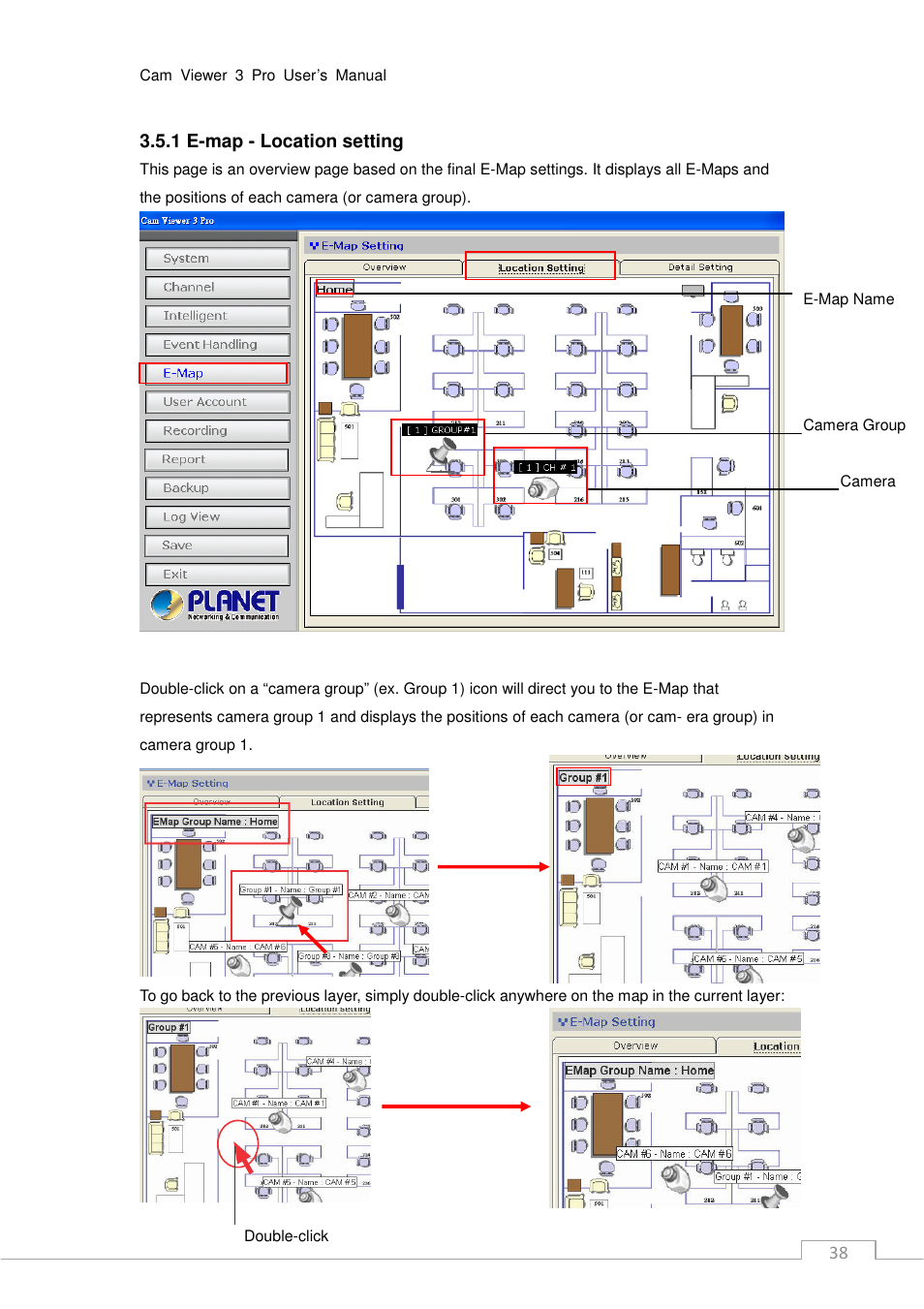 PLANET CV3P Series User Manual | Page 38 / 119