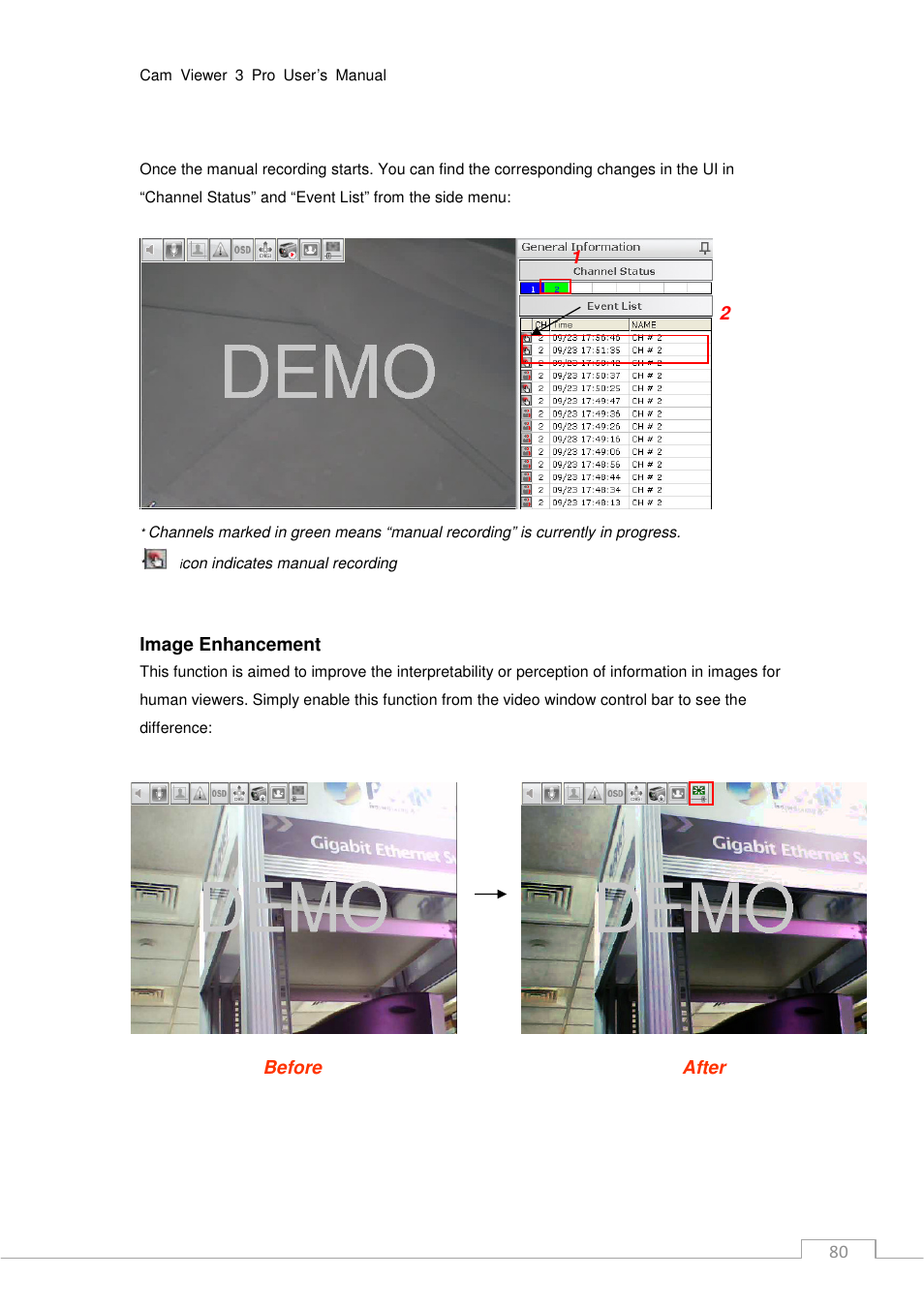PLANET CV3P Series User Manual | Page 80 / 119