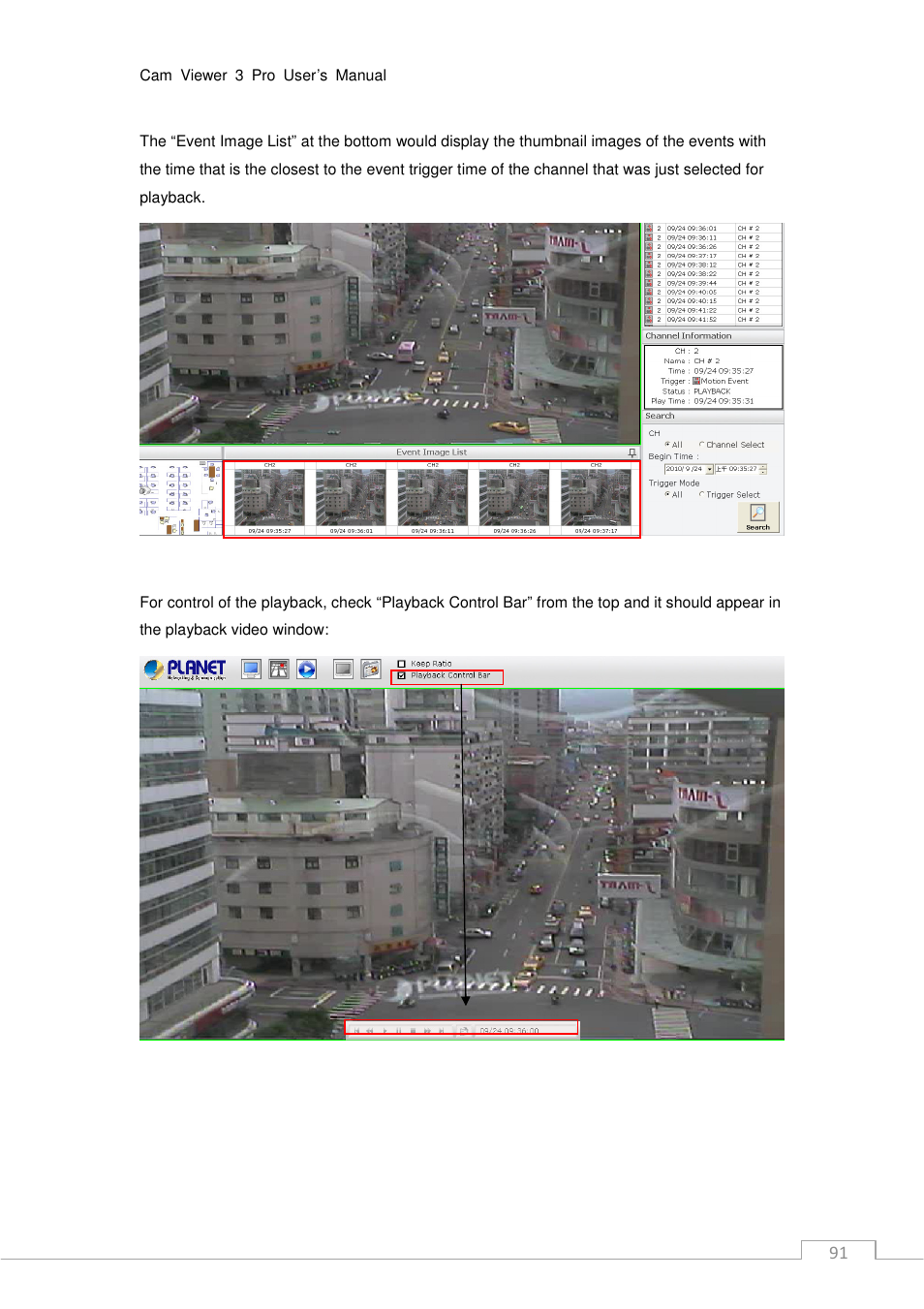 PLANET CV3P Series User Manual | Page 91 / 119