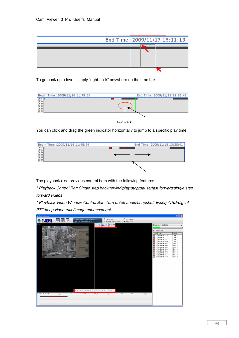 PLANET CV3P Series User Manual | Page 94 / 119