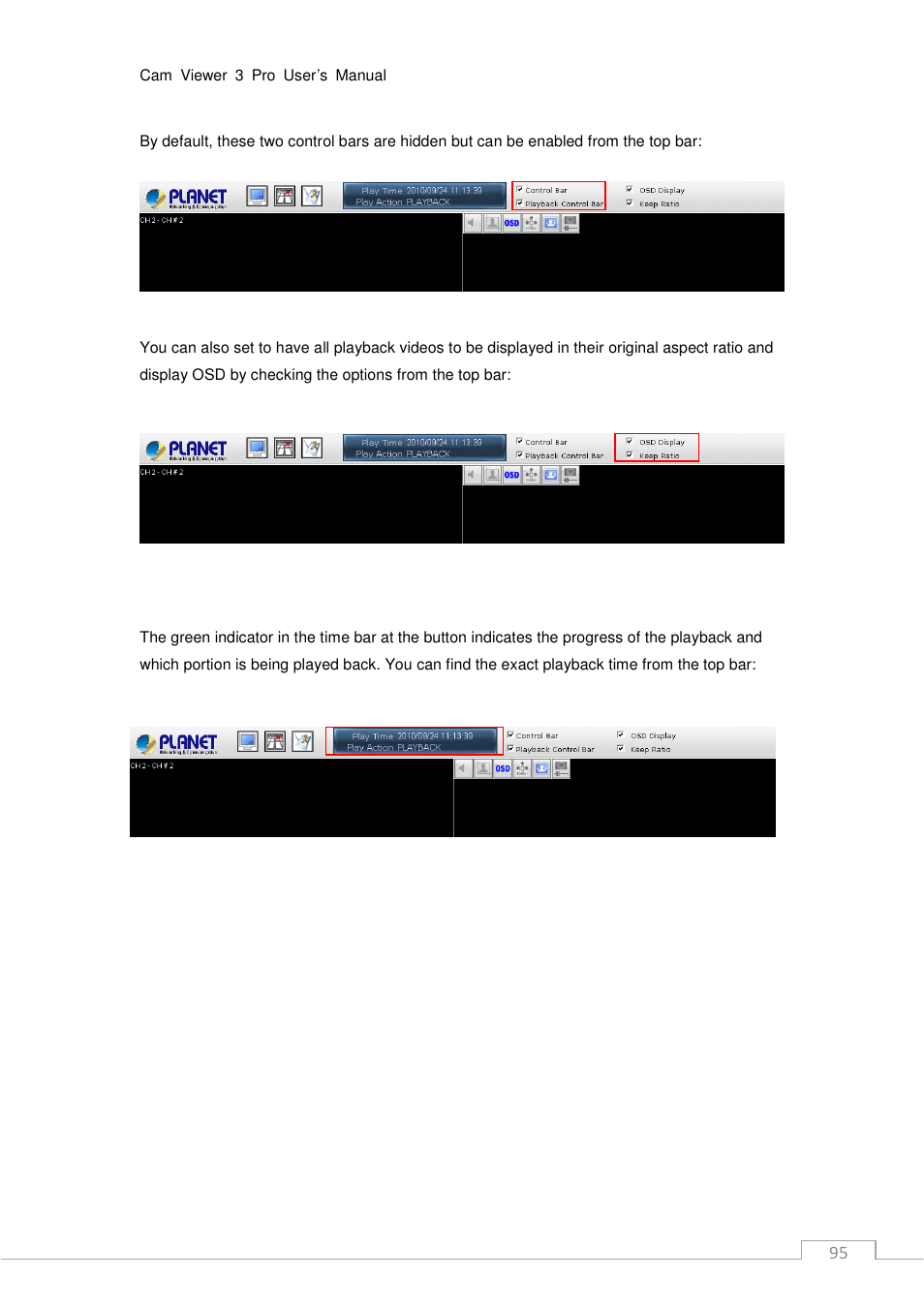 PLANET CV3P Series User Manual | Page 95 / 119