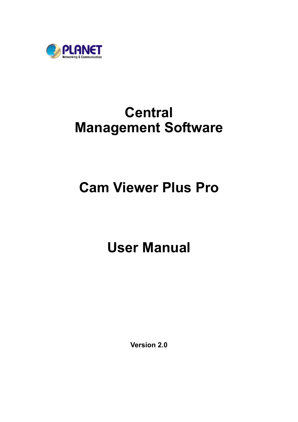 PLANET CVPP Series User Manual | 66 pages