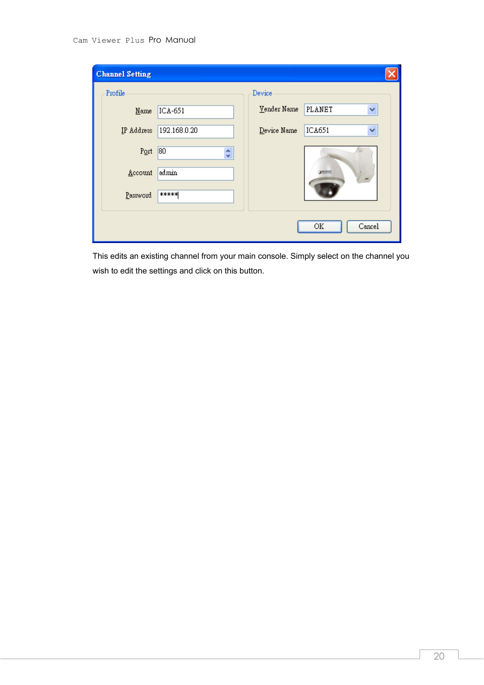 PLANET CVPP Series User Manual | Page 20 / 66