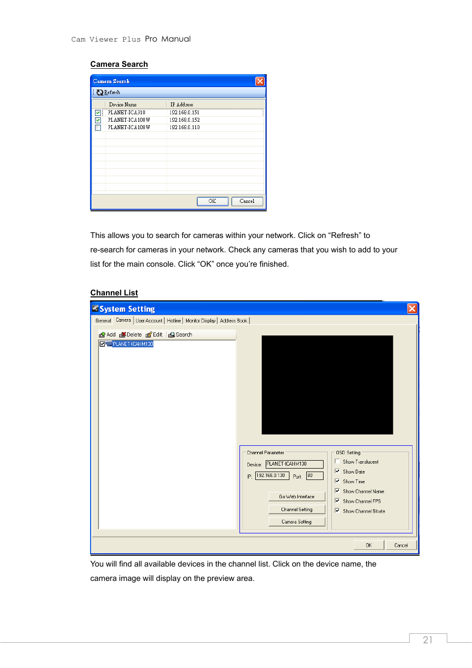 PLANET CVPP Series User Manual | Page 21 / 66