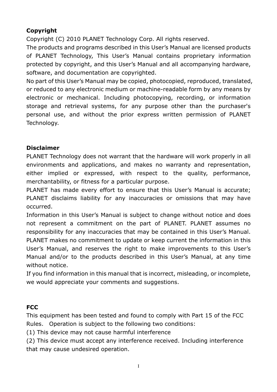 PLANET DVR-1672 User Manual | Page 2 / 100