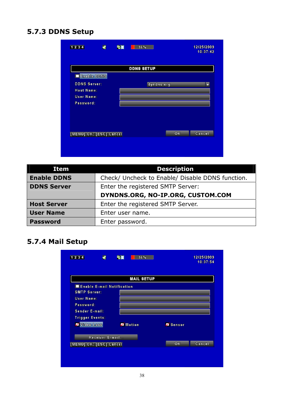 PLANET DVR-1672 User Manual | Page 44 / 100