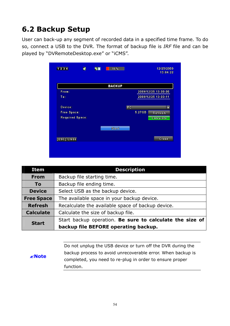 2 backup setup | PLANET DVR-1672 User Manual | Page 60 / 100