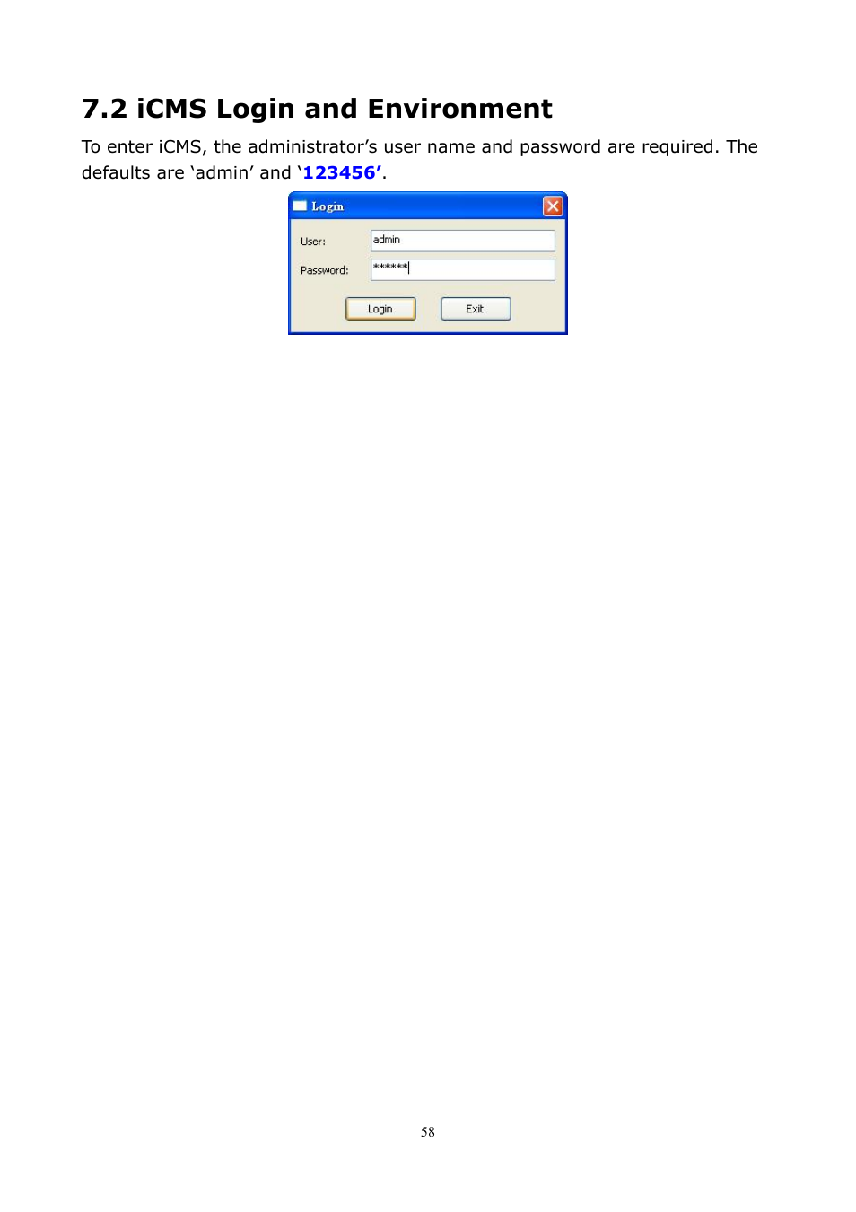 2 icms login and environment | PLANET DVR-1672 User Manual | Page 64 / 100