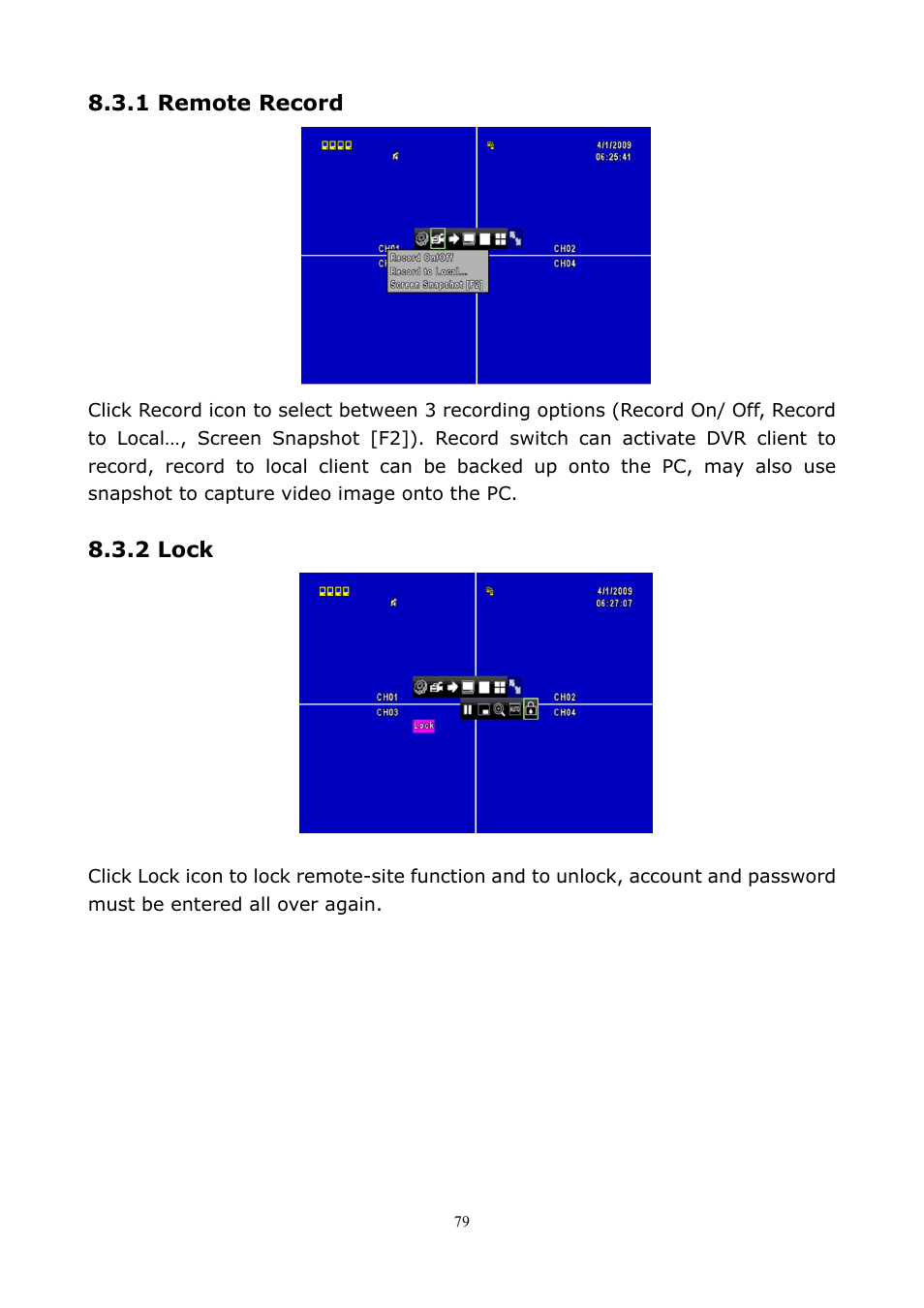 PLANET DVR-1672 User Manual | Page 85 / 100