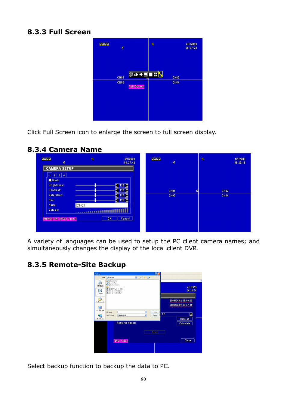 PLANET DVR-1672 User Manual | Page 86 / 100