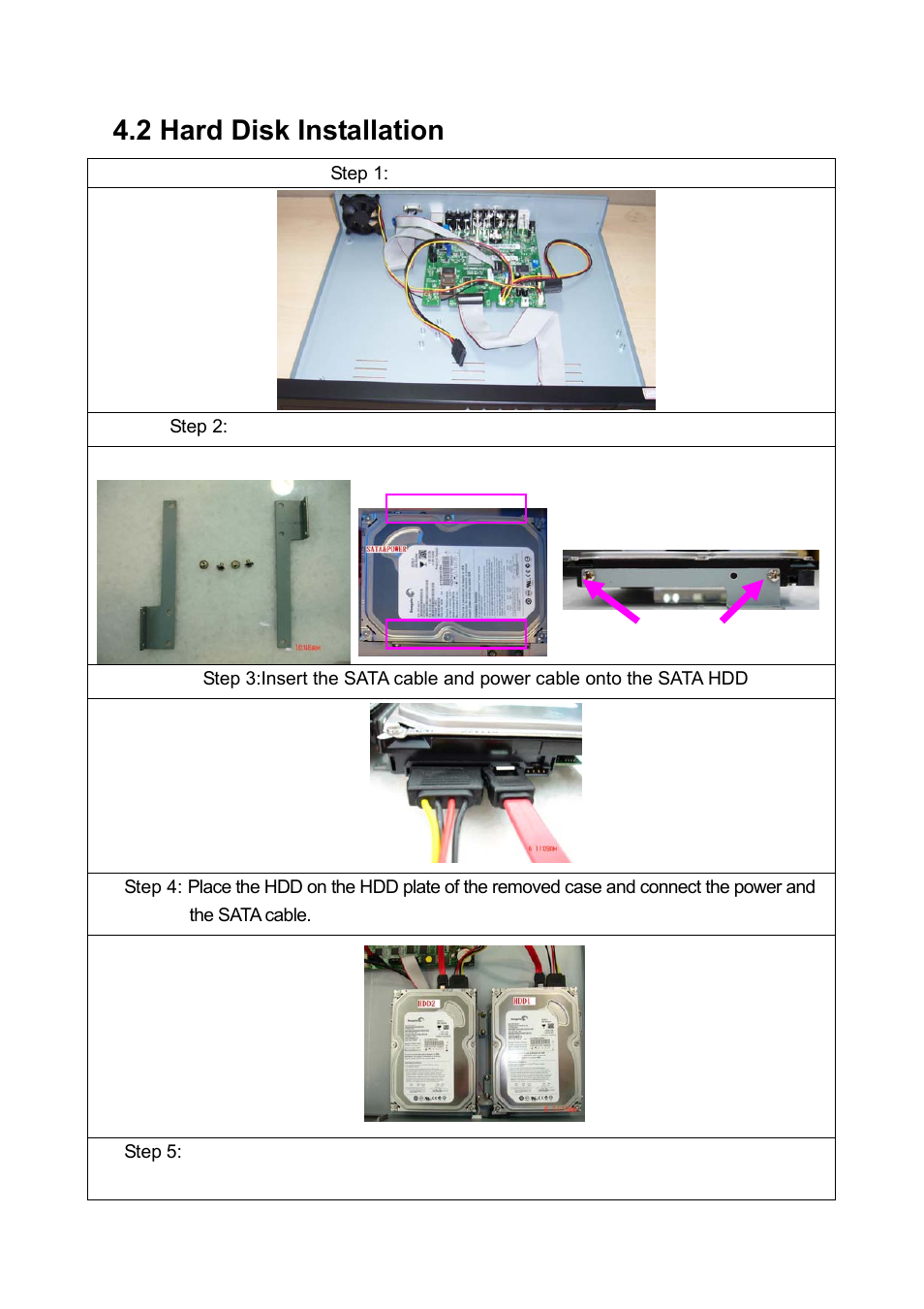 2 hard disk installation | PLANET DVR-1672 User Manual | Page 22 / 90