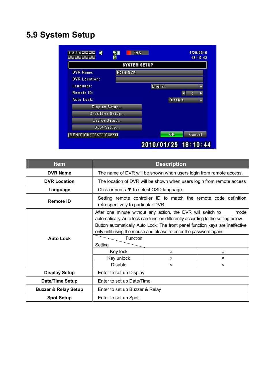 9 system setup | PLANET DVR-1672 User Manual | Page 43 / 90