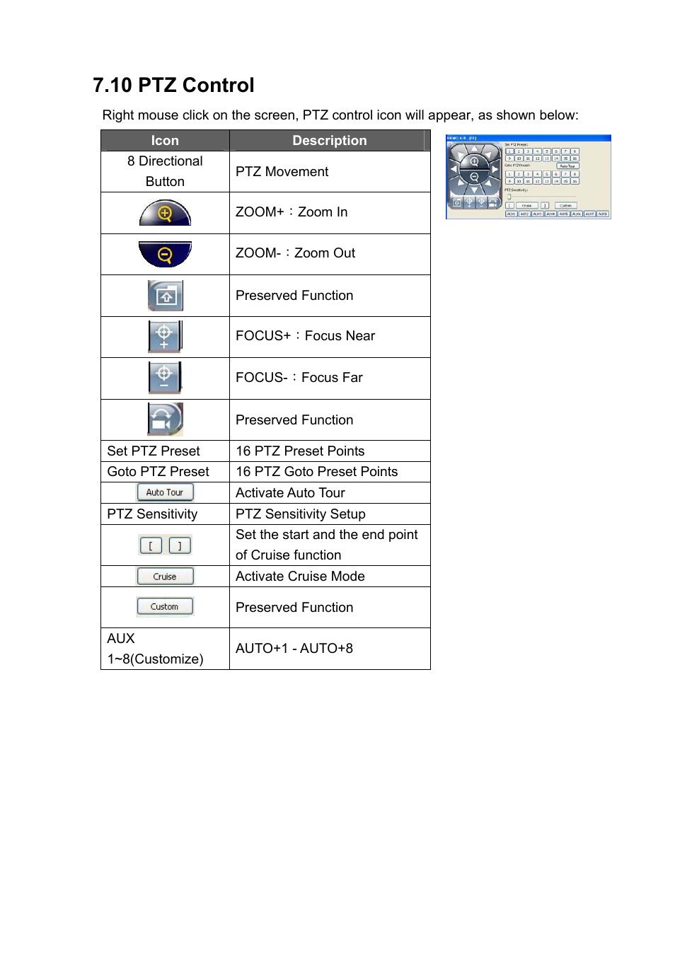 10 ptz control | PLANET DVR-1672 User Manual | Page 64 / 90