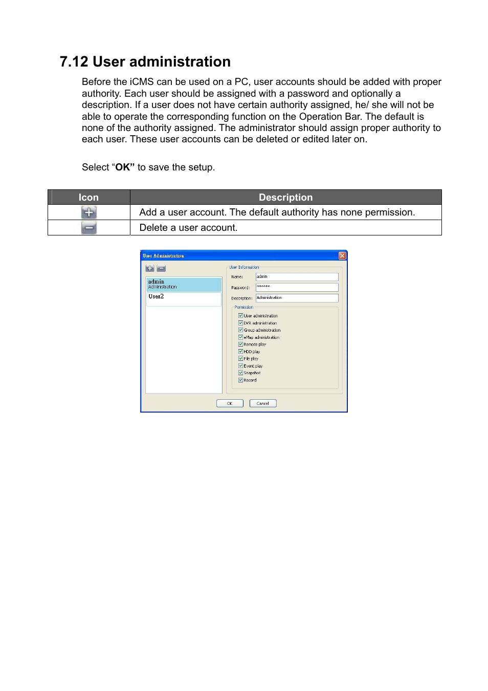12 user administration | PLANET DVR-1672 User Manual | Page 66 / 90