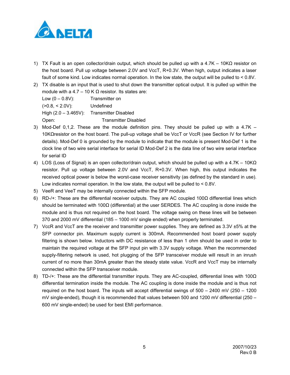 Delta Electronics Network Device LCP-1250 User Manual | Page 5 / 11