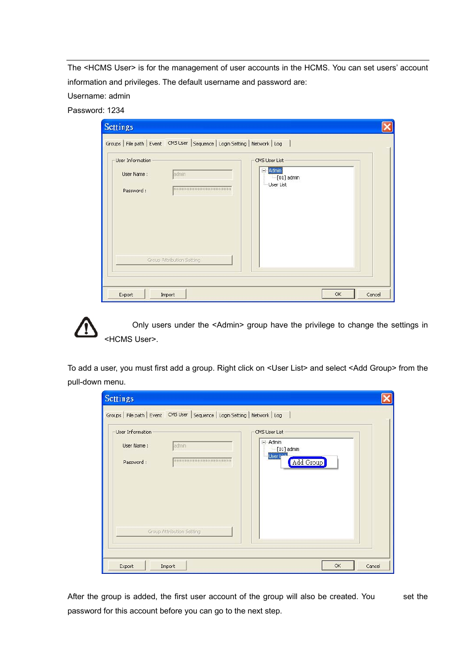 5 hcms user | PLANET HDVR-1600 User Manual | Page 36 / 95