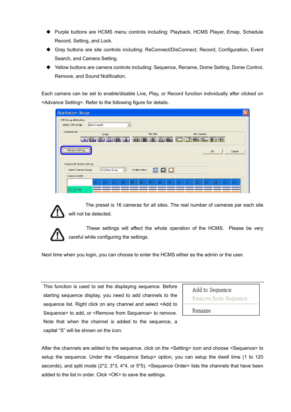 6 sequence | PLANET HDVR-1600 User Manual | Page 39 / 95