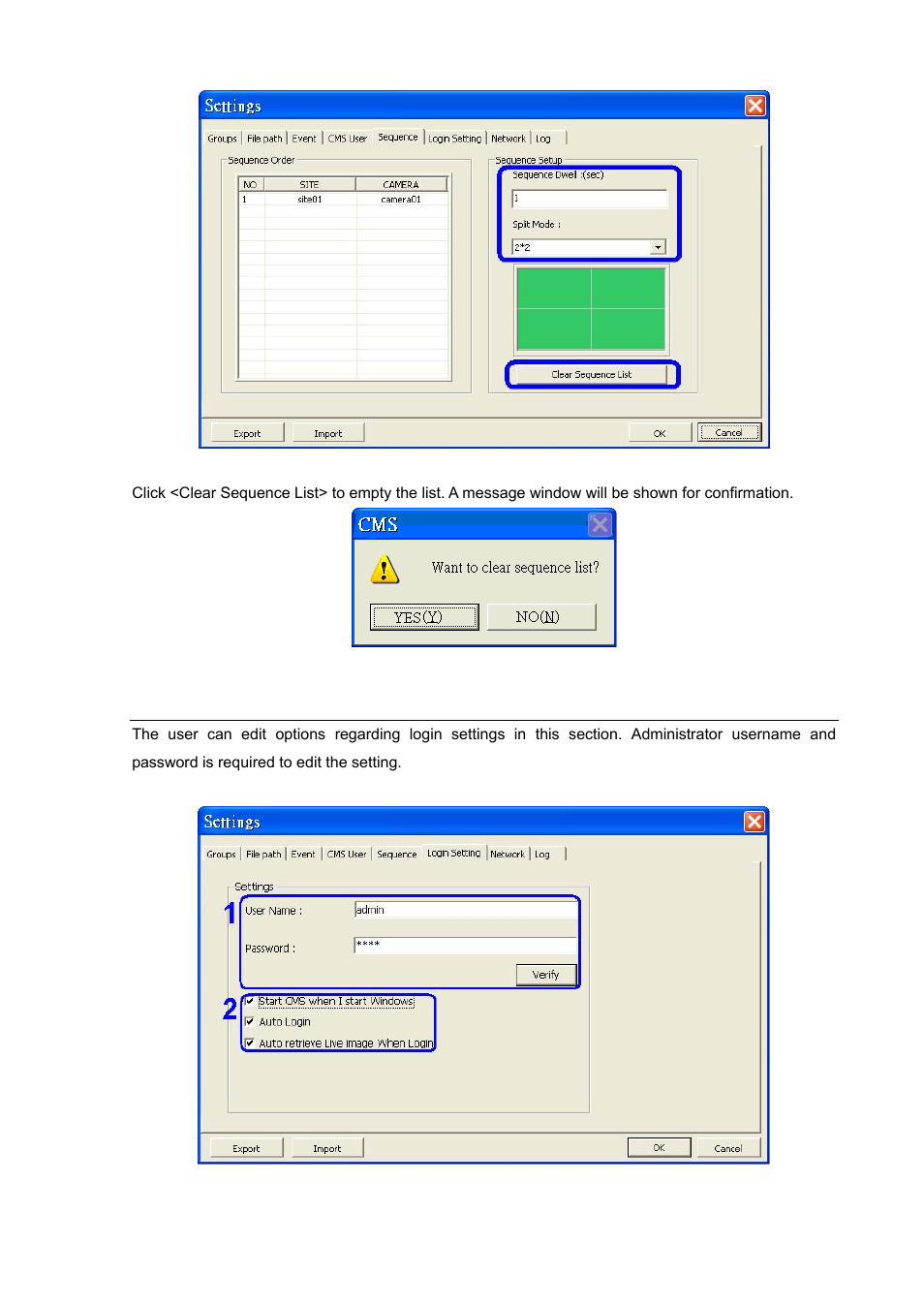 7 login setting | PLANET HDVR-1600 User Manual | Page 40 / 95