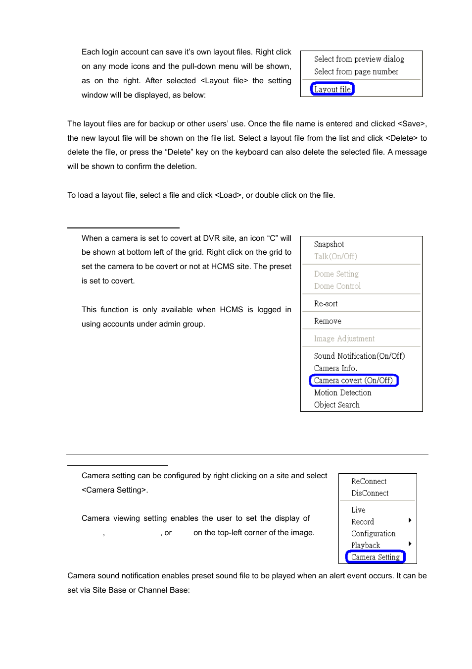 2 camera setting / camera info | PLANET HDVR-1600 User Manual | Page 48 / 95