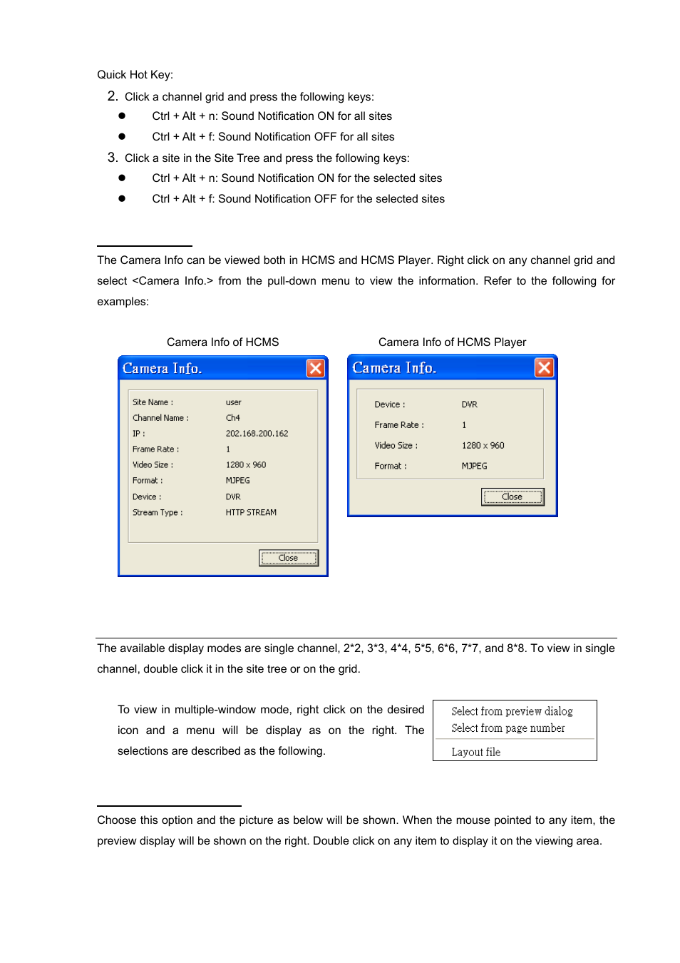 3 display mode | PLANET HDVR-1600 User Manual | Page 50 / 95