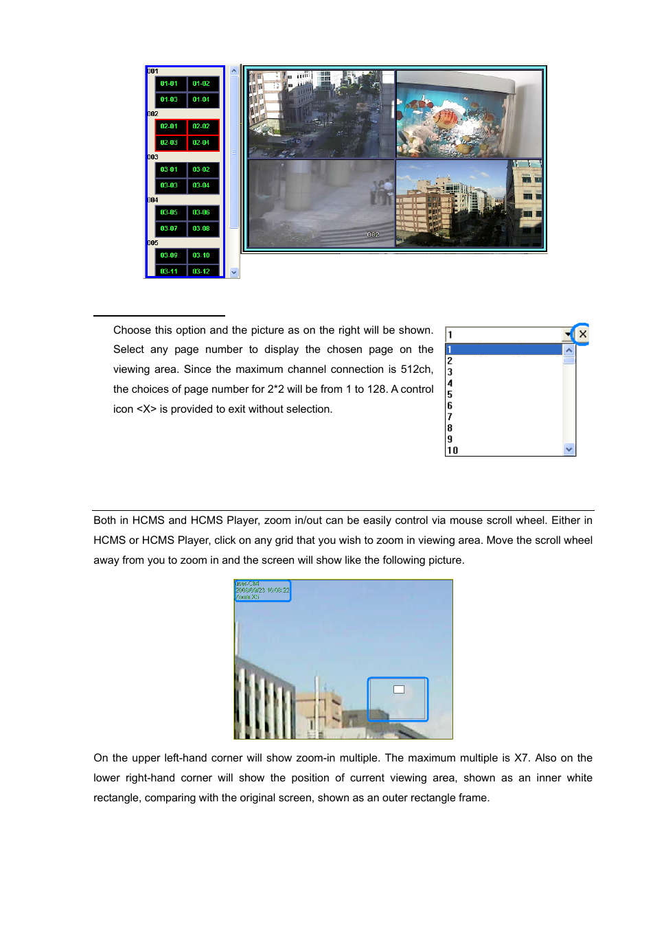 4 zoom in/out control via mouse | PLANET HDVR-1600 User Manual | Page 51 / 95