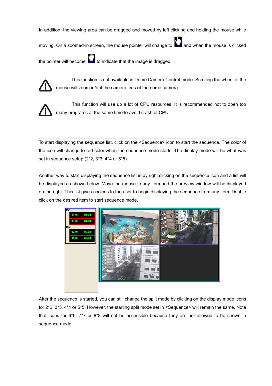 5 sequence display | PLANET HDVR-1600 User Manual | Page 52 / 95