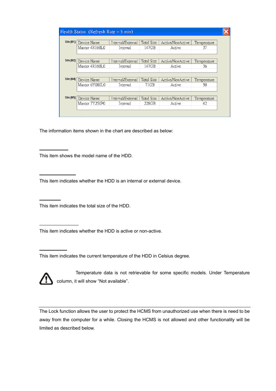 19 lock function | PLANET HDVR-1600 User Manual | Page 84 / 95