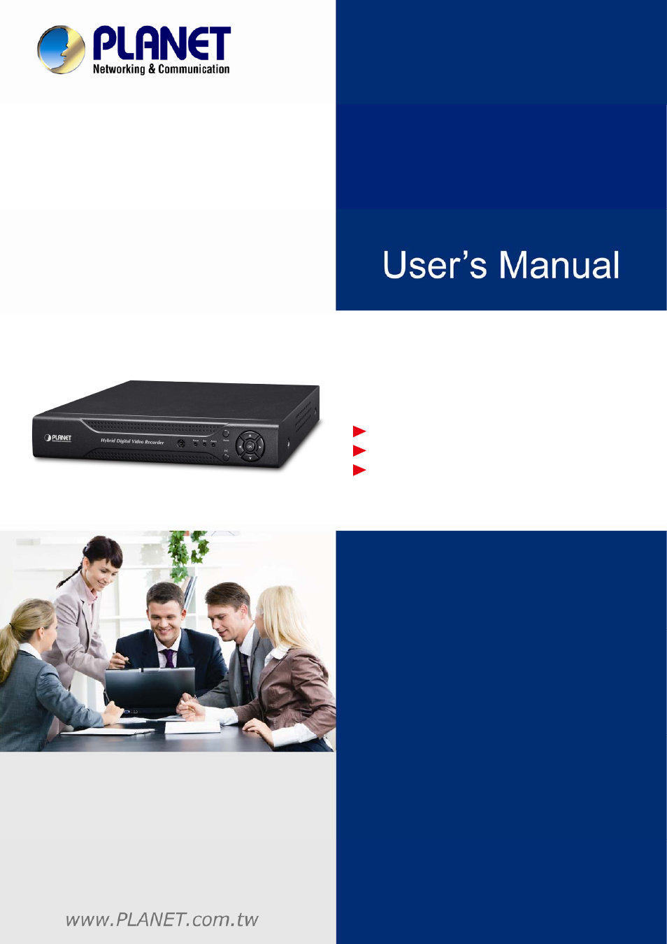 PLANET HDVR-1630 User Manual | 92 pages