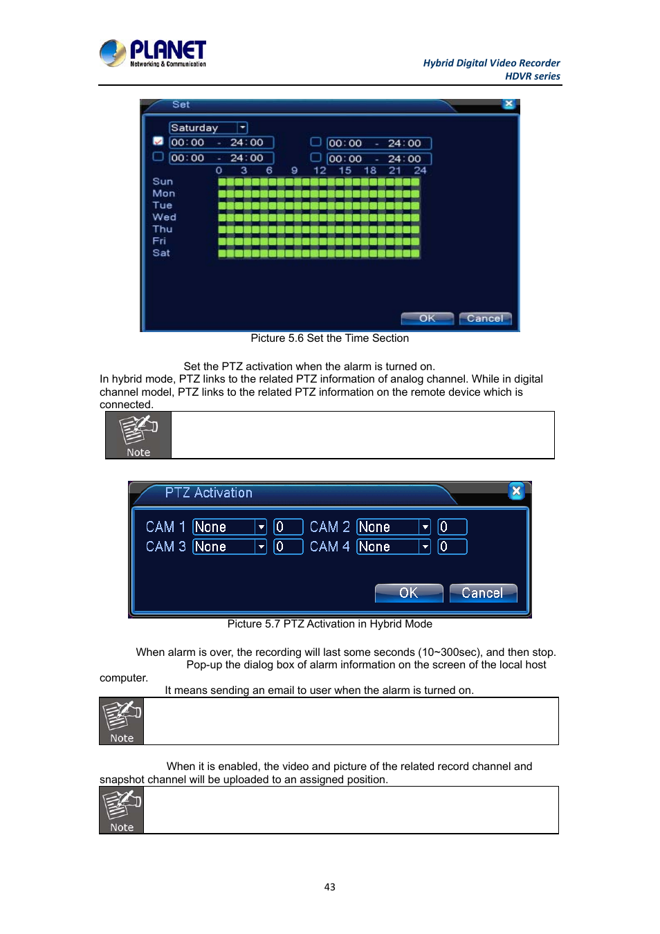 PLANET HDVR-1630 User Manual | Page 43 / 92