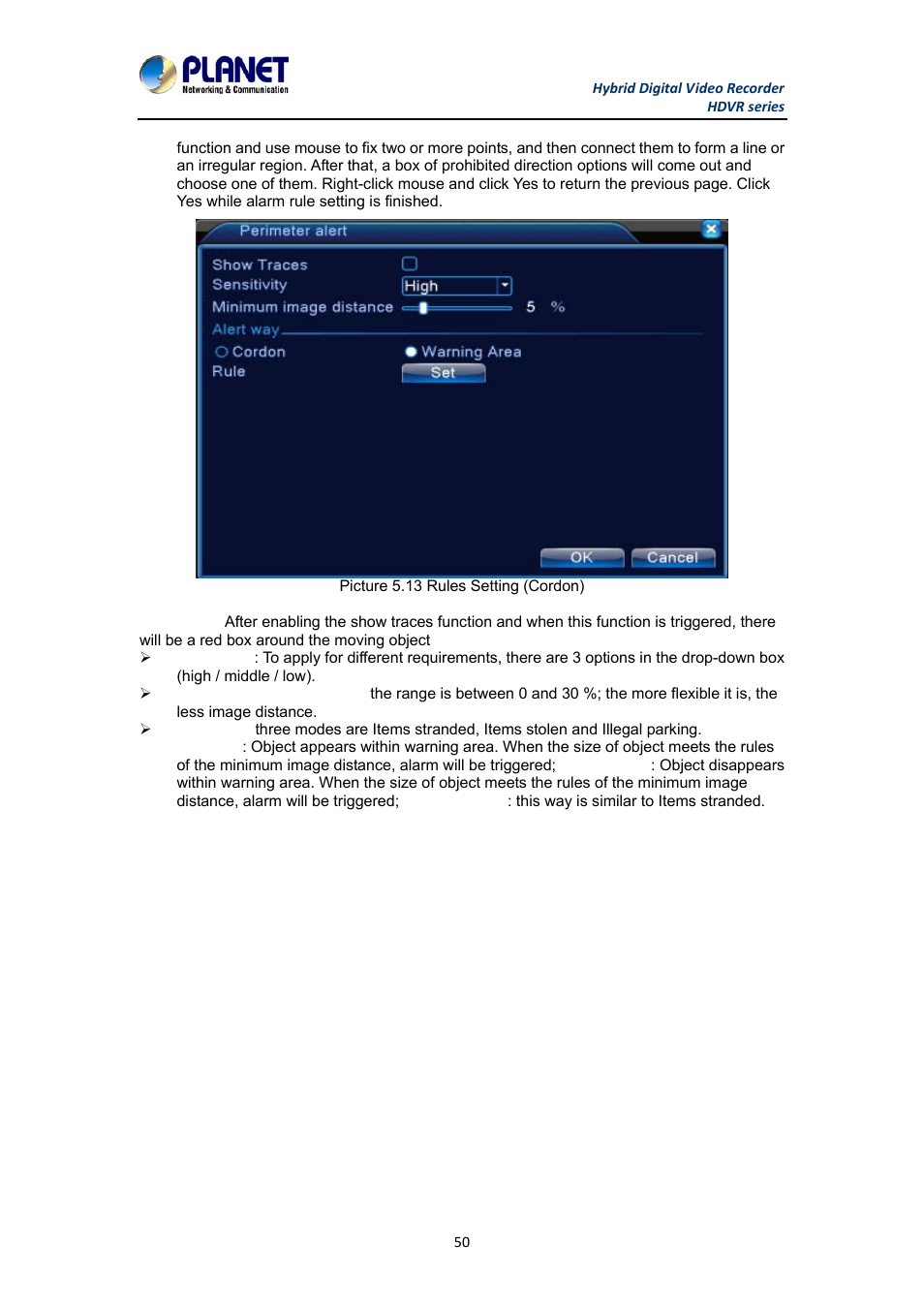 PLANET HDVR-1630 User Manual | Page 50 / 92