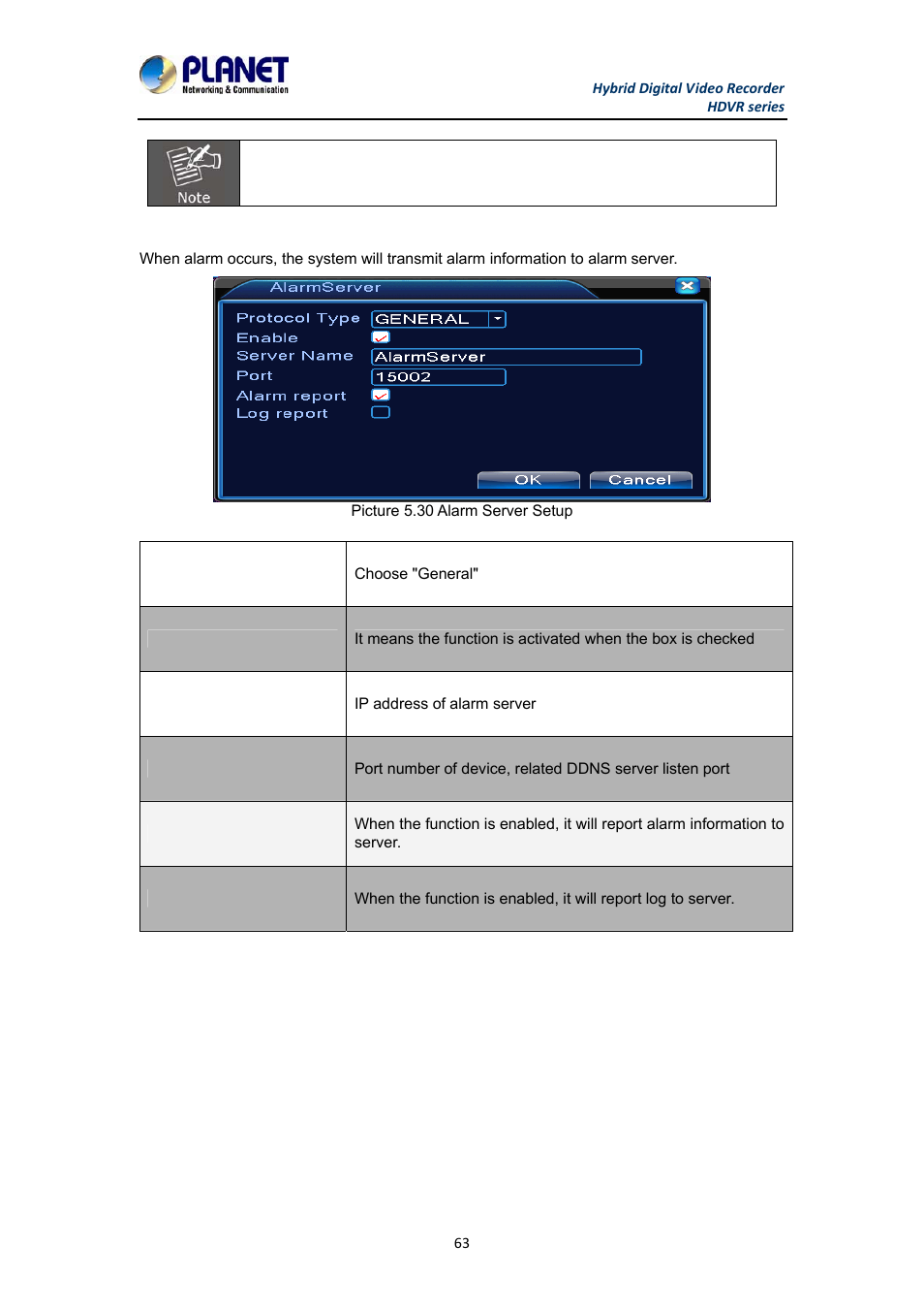 PLANET HDVR-1630 User Manual | Page 63 / 92