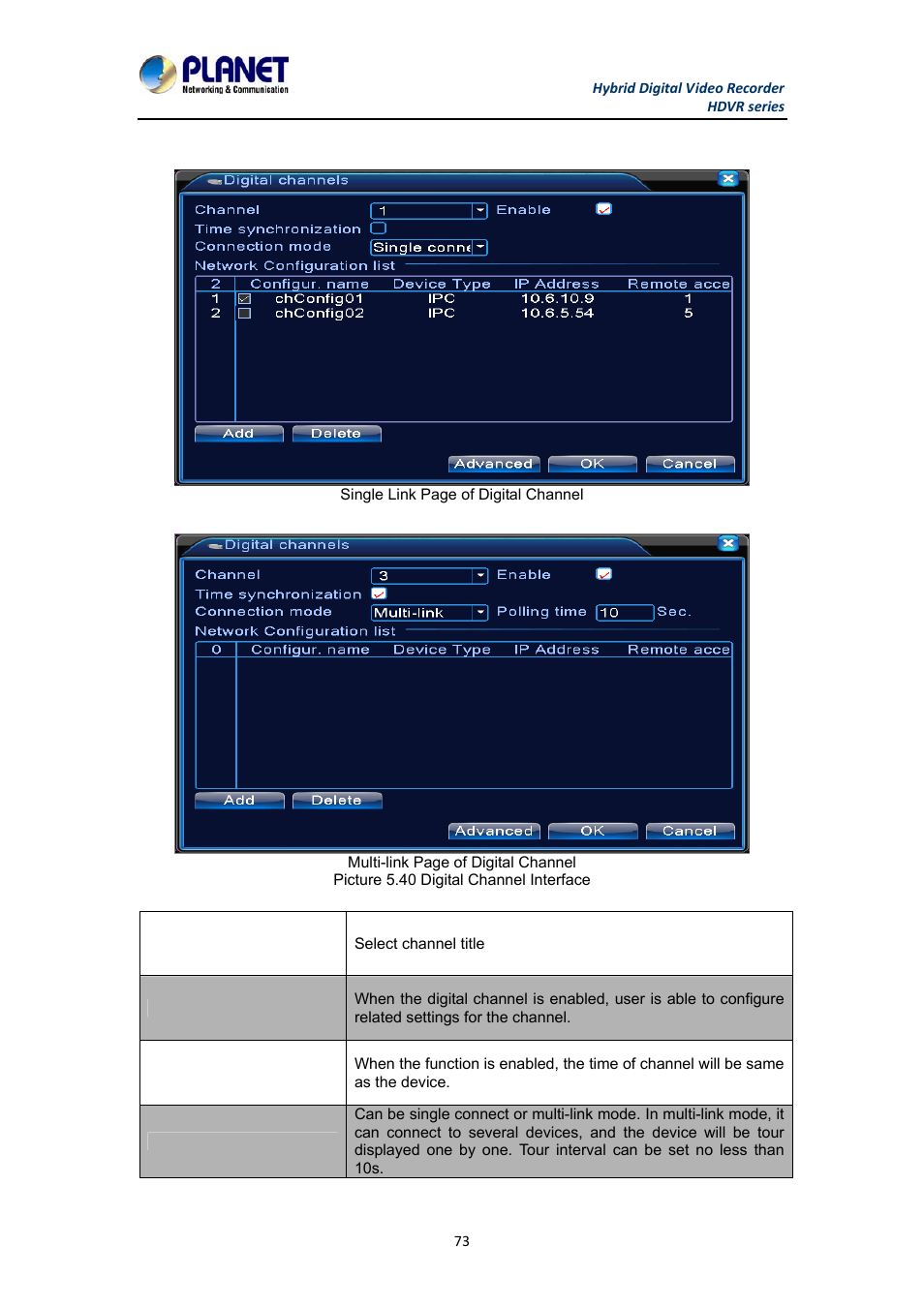 PLANET HDVR-1630 User Manual | Page 73 / 92