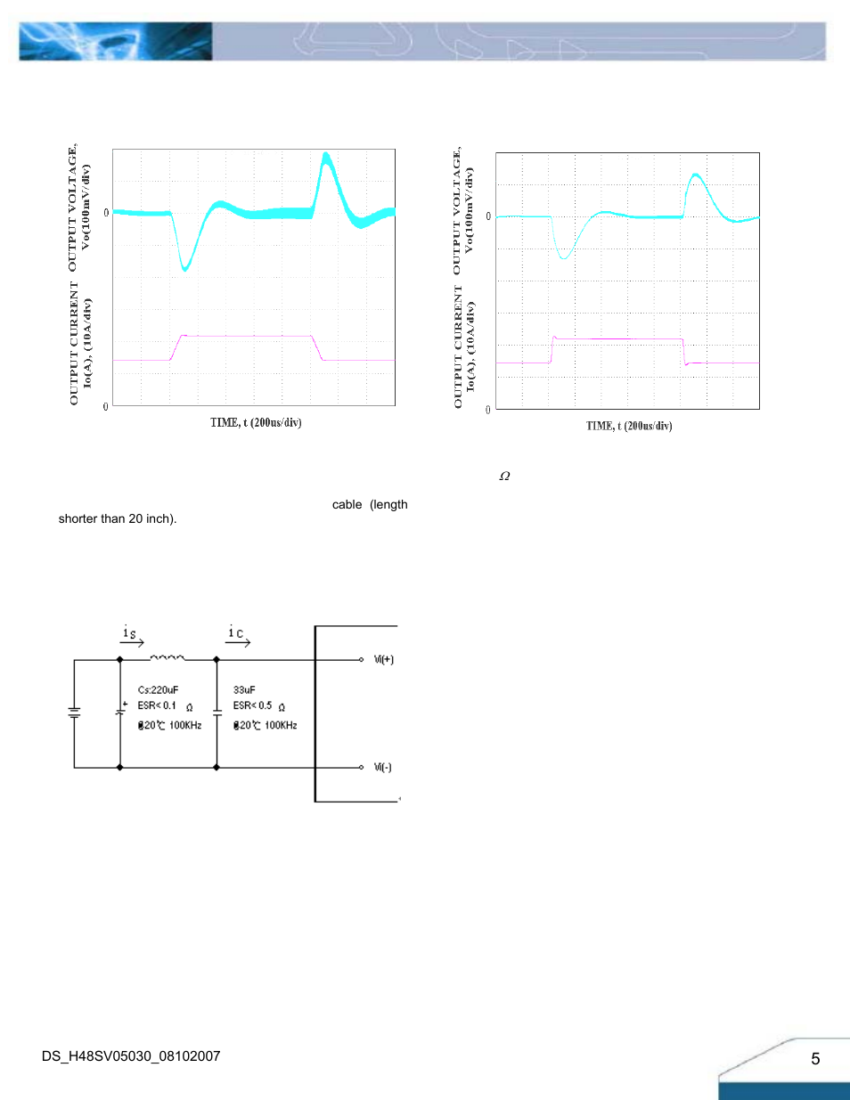 Electrical characteristics curves | Delta Electronics H48SV User Manual | Page 5 / 13