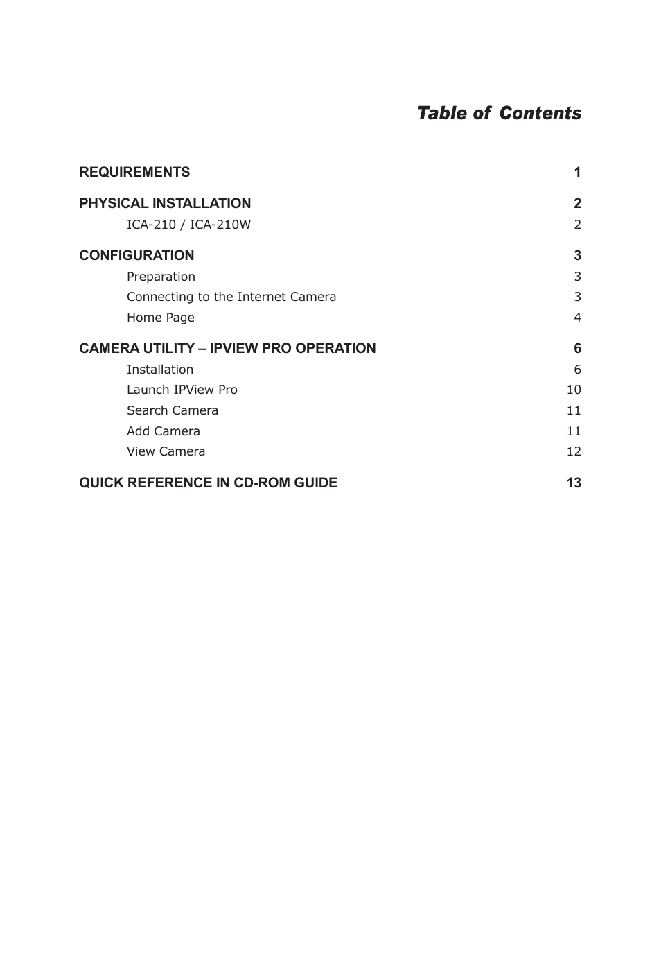 PLANET ICA-210 User Manual | 16 pages