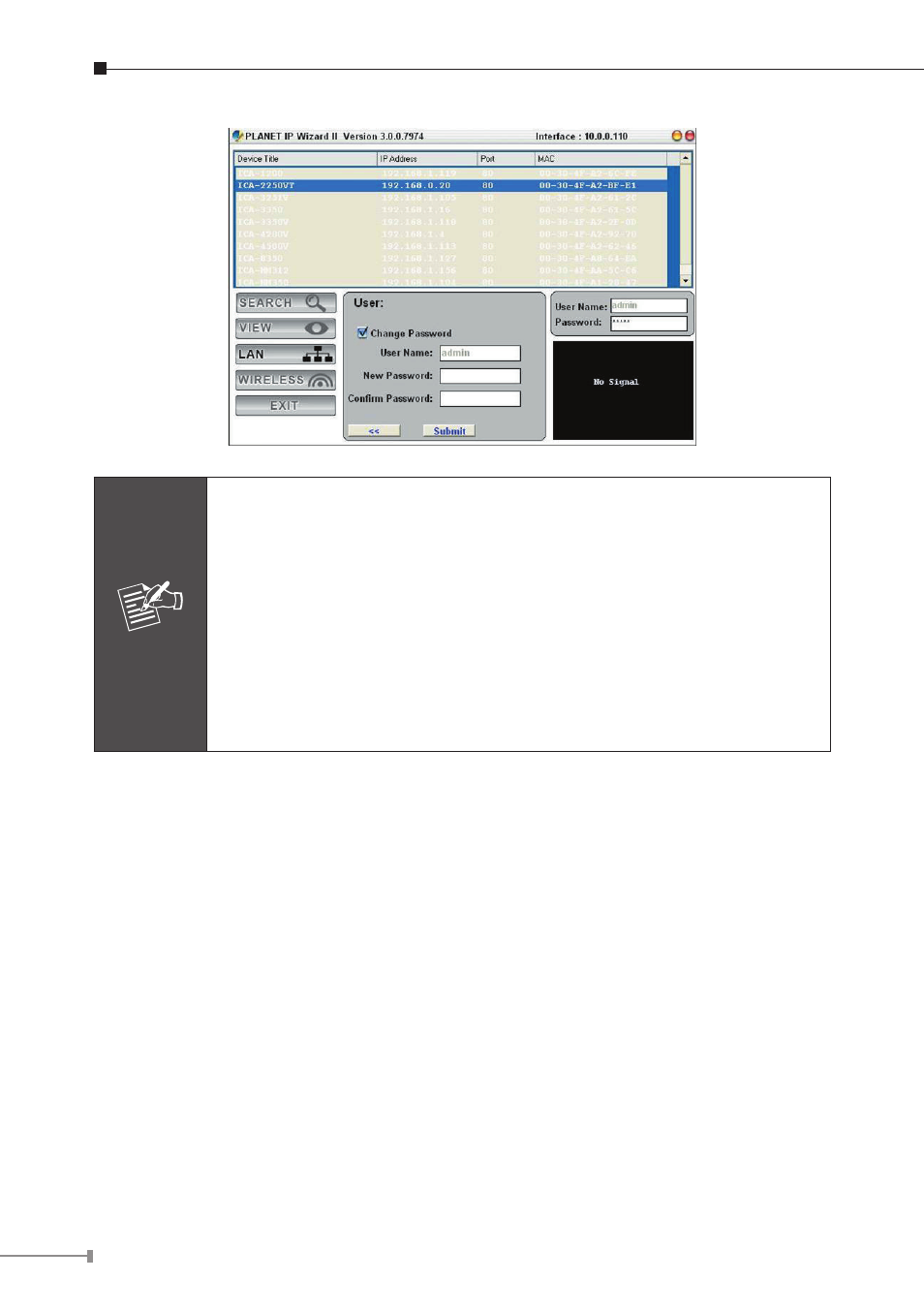 PLANET ICA-2250VT User Manual | Page 12 / 16