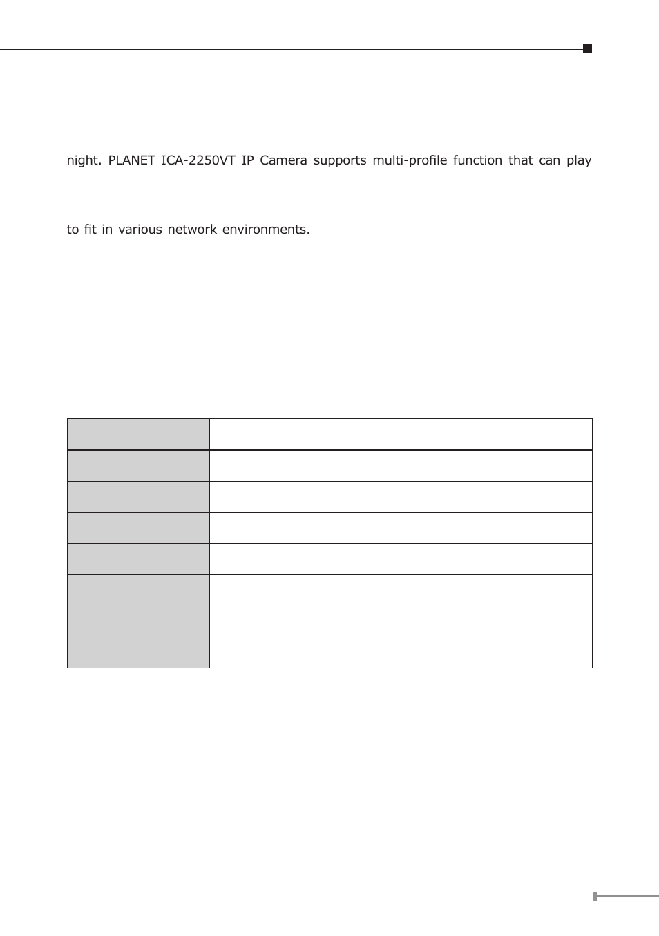Chapter 1. introduction, 1 before installation, 2 system requirements | PLANET ICA-2250VT User Manual | Page 3 / 16