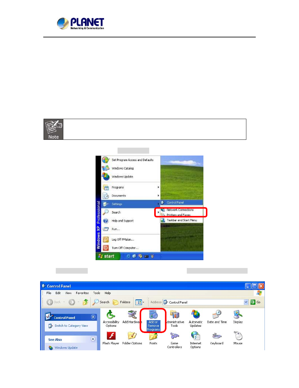 5 using upnp of windows xp or 7, 1 windows xp | PLANET ICA-2250VT User Manual | Page 25 / 97