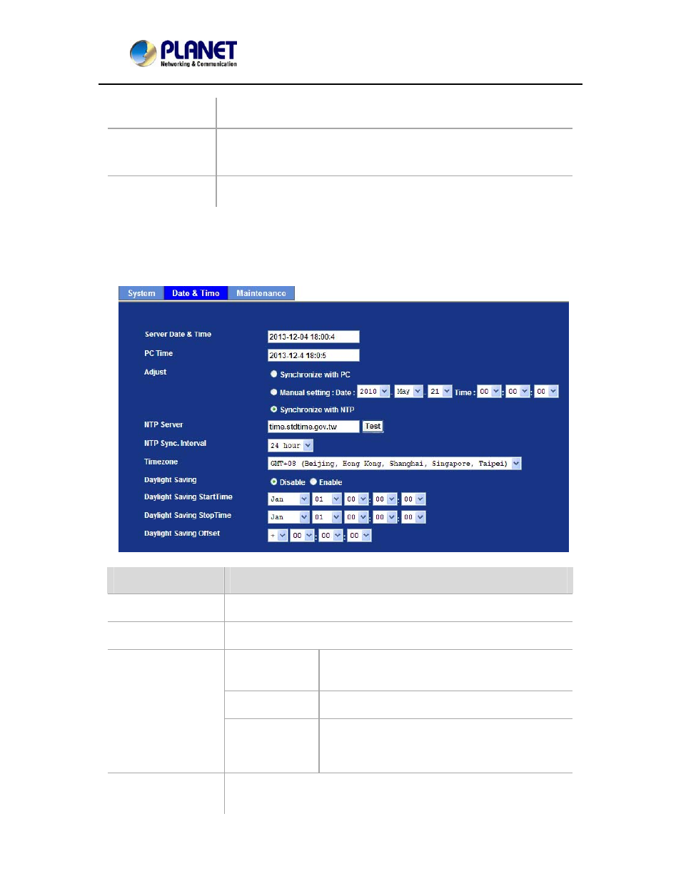 2 date & time | PLANET ICA-2250VT User Manual | Page 57 / 97