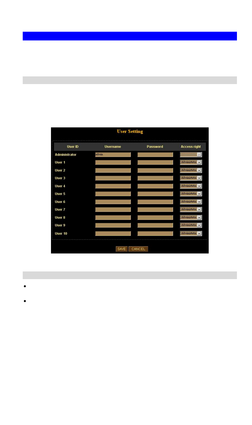 Controlling user access to the video stream, To enable this feature, Operation | PLANET ICA-500 User Manual | Page 16 / 75