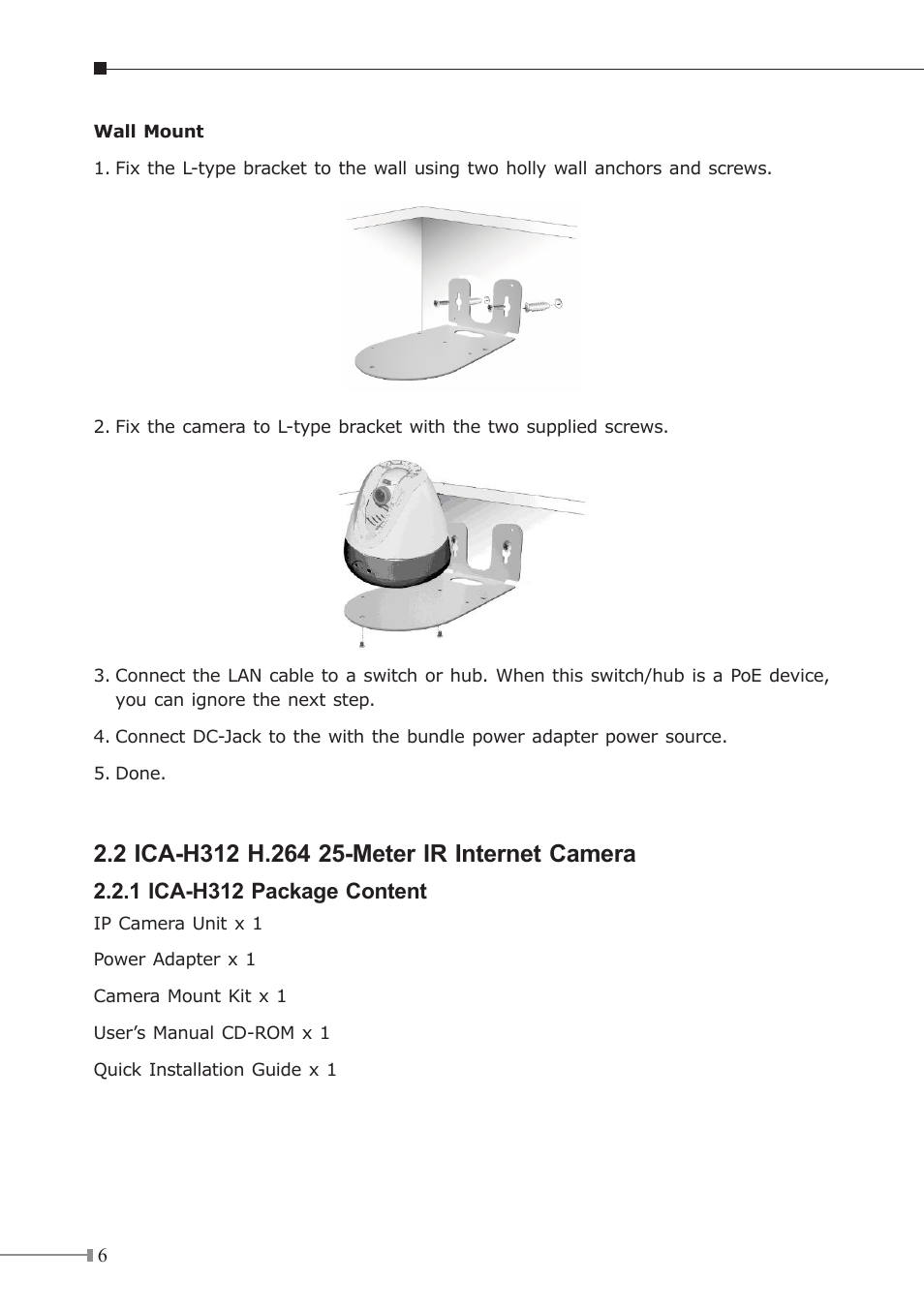 PLANET ICA-H312 User Manual | Page 6 / 16