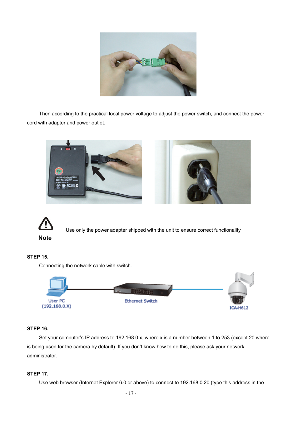 PLANET ICA-H612 User Manual | Page 17 / 81
