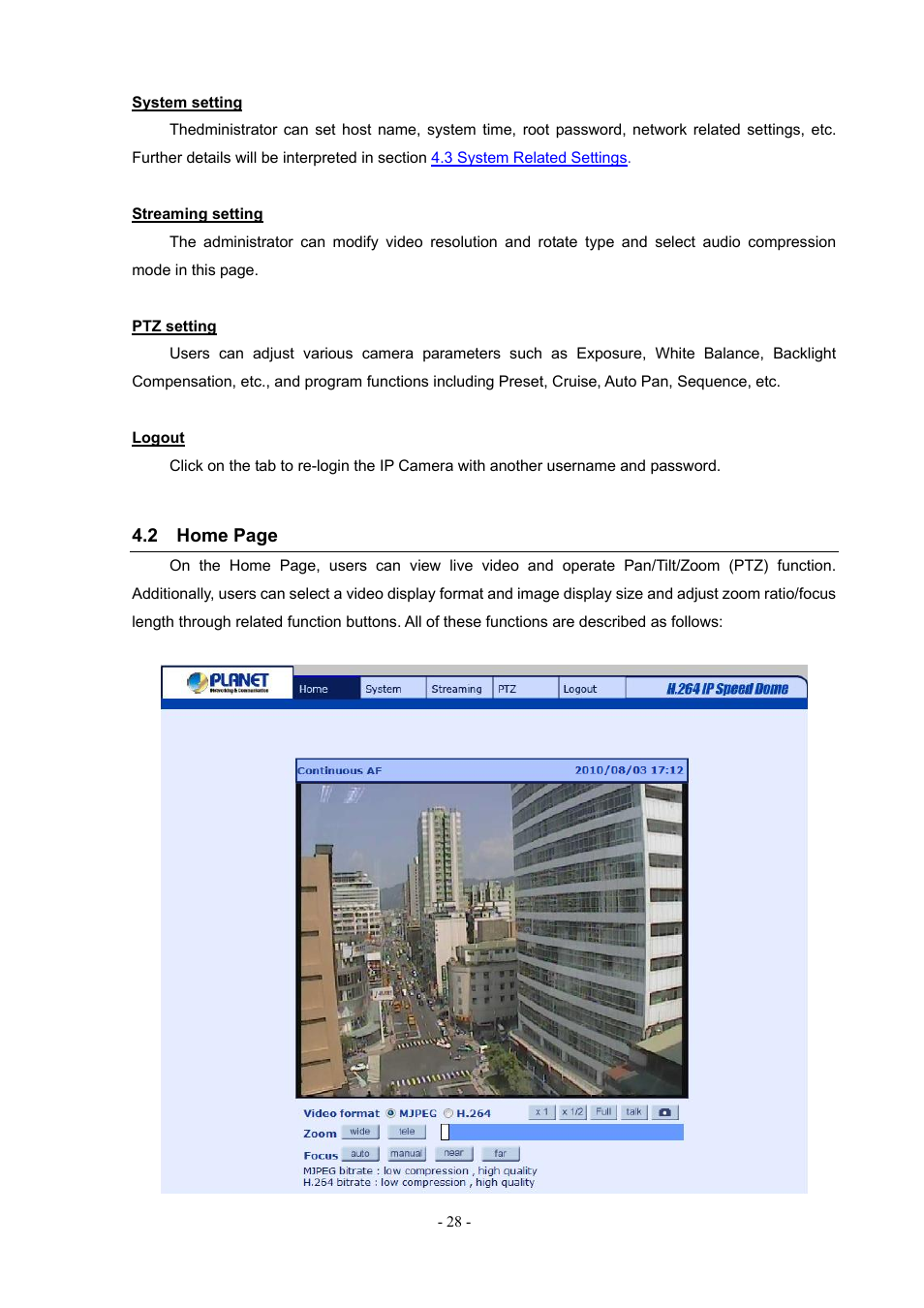 PLANET ICA-H612 User Manual | Page 28 / 81