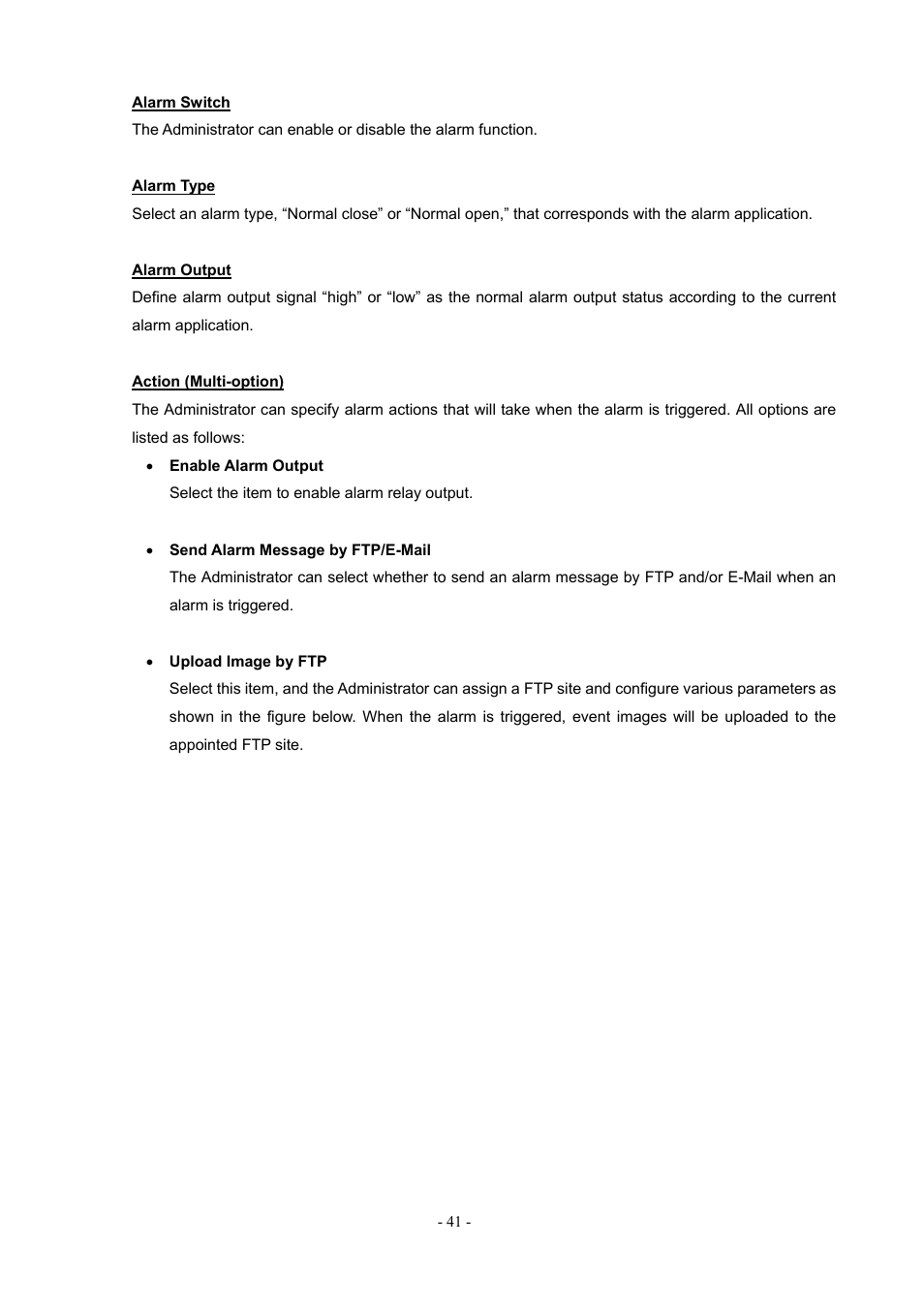 PLANET ICA-H612 User Manual | Page 41 / 81