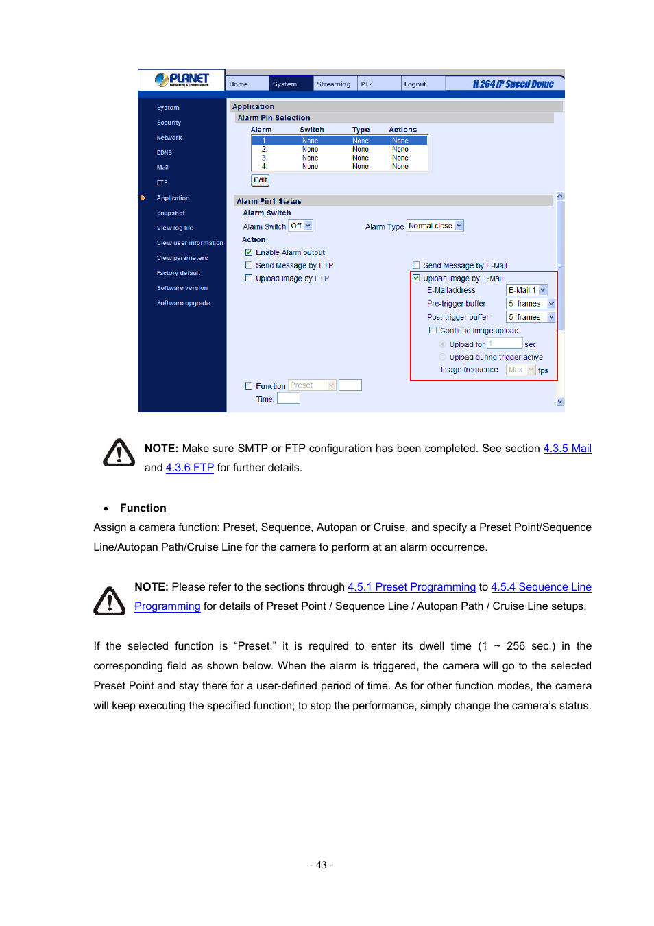 PLANET ICA-H612 User Manual | Page 43 / 81