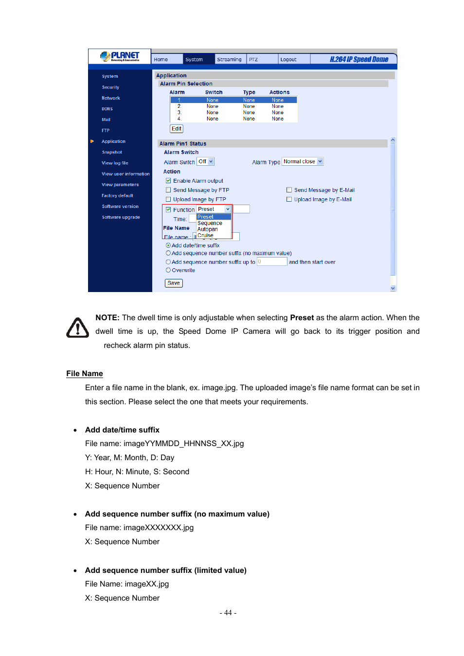 PLANET ICA-H612 User Manual | Page 44 / 81
