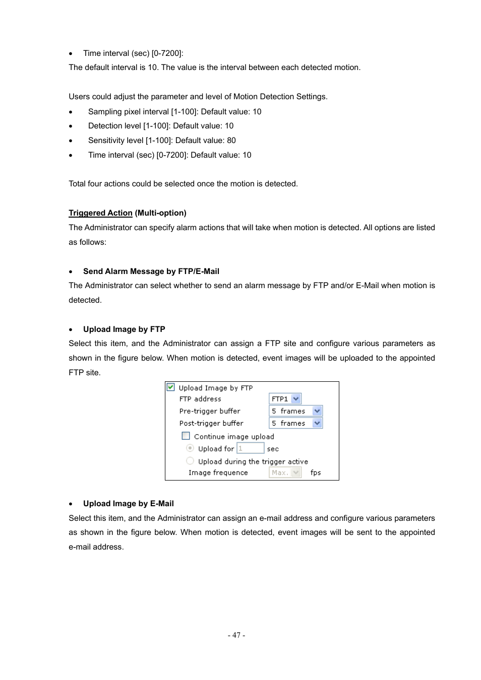 PLANET ICA-H612 User Manual | Page 47 / 81